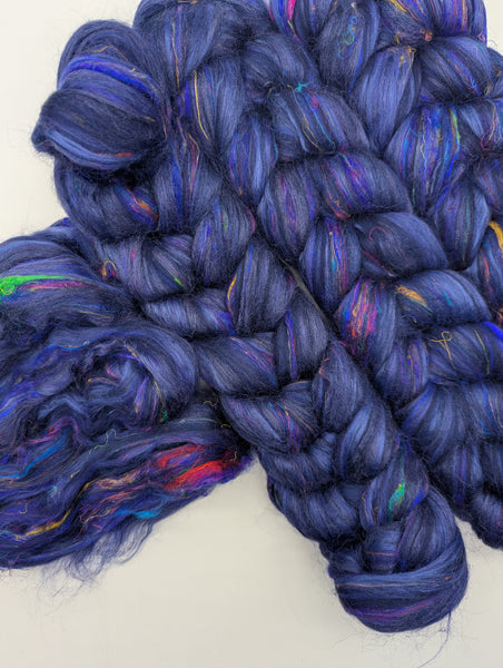 55/15/15/15 Merino/Tussah Silk/Bamboo/Sari Silk 100g