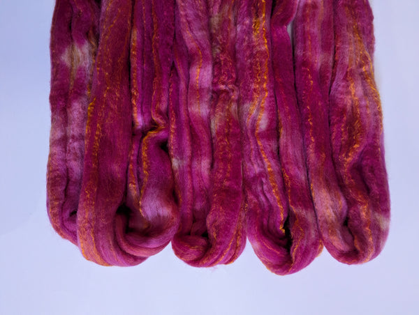 Hand Dyed 80/20 Polwarth/Bamboo 100g