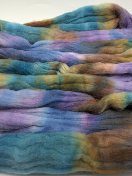 Hand Dyed Polwarth 100g
