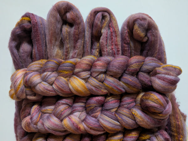 Hand Dyed 80/20 Polwarth/Bamboo 100g