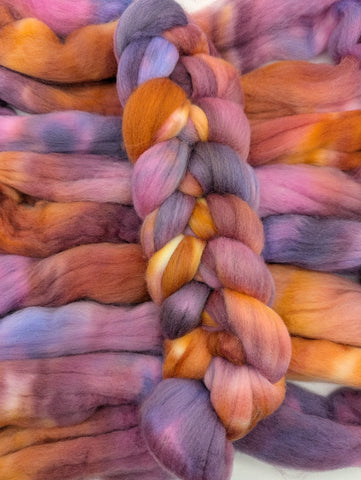 Hand Dyed Polwarth 100g