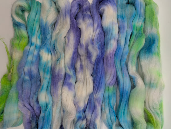 75/12.5/12.5 Polwarth/Camel/Mulberry Silk 100g Hand Dyed