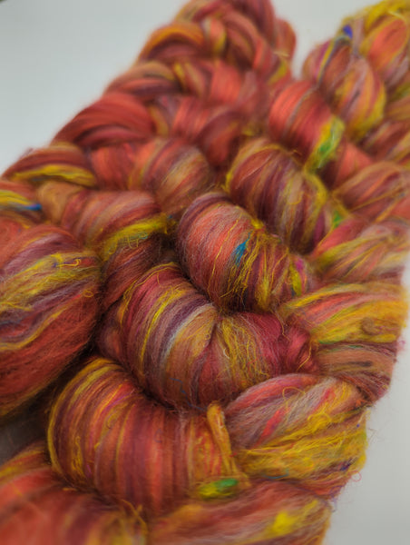 37.5/25/12.5/12.5/10/2.5 Merino/Bamboo/Tussah Silk/Sari Silk/South American Wool/Viscose 100g