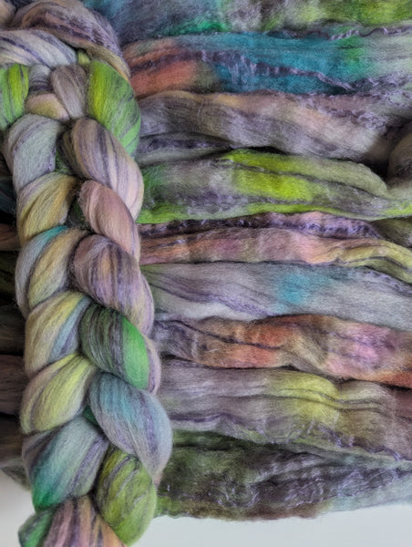 Hand Dyed 80/20 Polwarth/Bamboo 100g