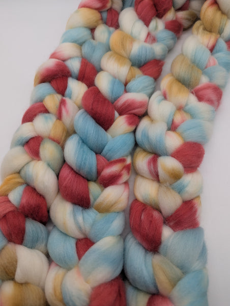 250g Hand Dyed Polwarth