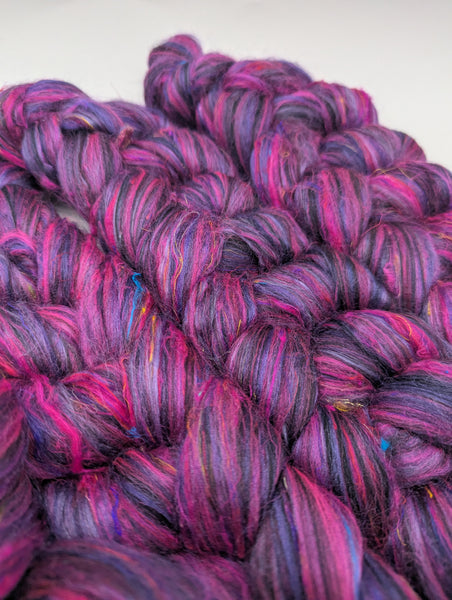 55/15/15/15 Merino/Bamboo/Tussah Silk/Sari Silk 100g