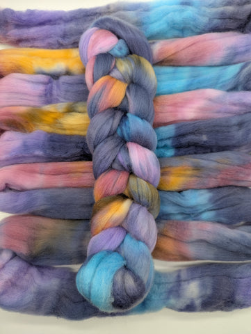 Hand Dyed Polwarth 100g