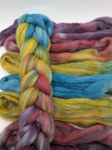 80/20 Hand Dyed Polwarth/Bamboo 100g