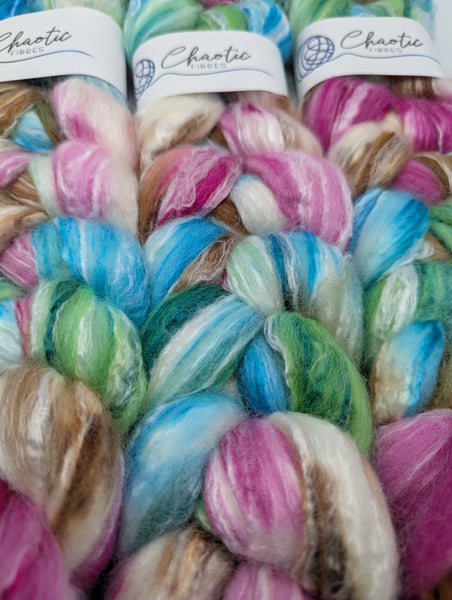 50/25/25 Polwarth/Bamboo/Tussah Silk 115g