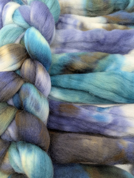 Hand Dyed Polwarth 100g