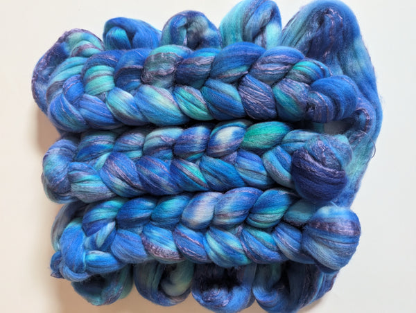 Hand Dyed 80/20 Polwarth/Bamboo 100g
