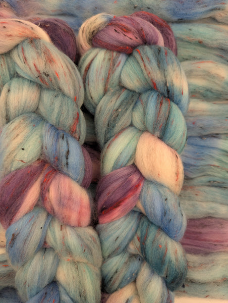 62.5/30/7.5 Polwarth/South American Wool/Tweed(Viscose) 100g