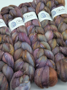 62.5/30/7.5 Polwarth/South American Wool/Tweed(Viscose) 100g