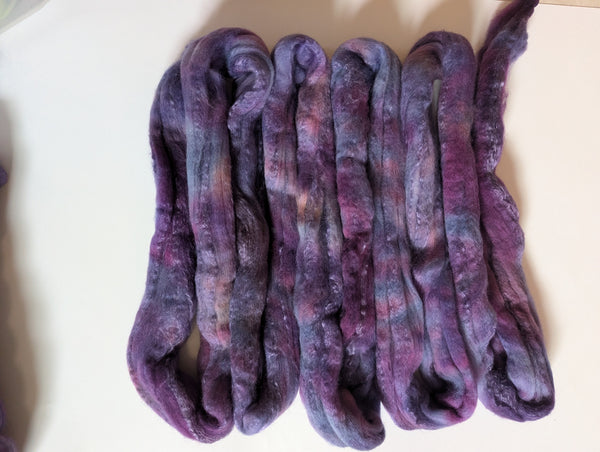 Hand Dyed 80/20 Polwarth/Bamboo 100g