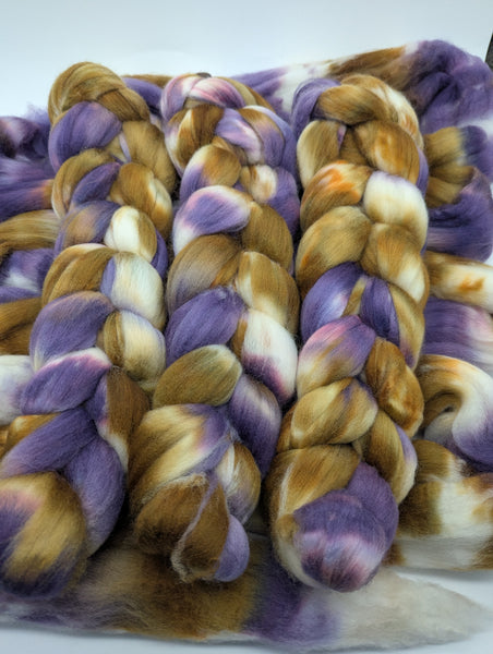 Hand Dyed Polwarth 100g