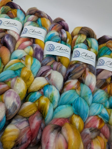 66/17/17 Merino/Cashmere/Tussah Silk - Hand Dyed, 115g