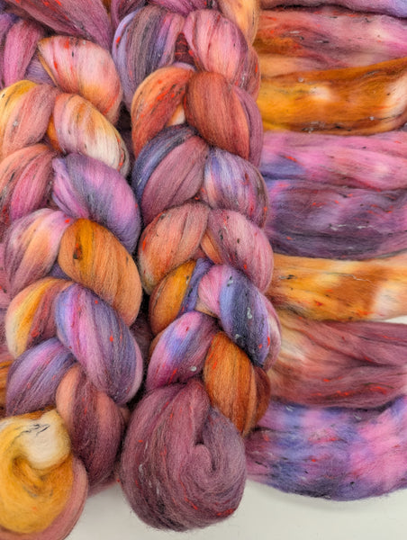62.5/30/7.5 Polwarth/South American Wool/Tweed(Viscose) 100g