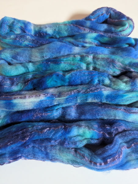 Hand Dyed 80/20 Polwarth/Bamboo 100g