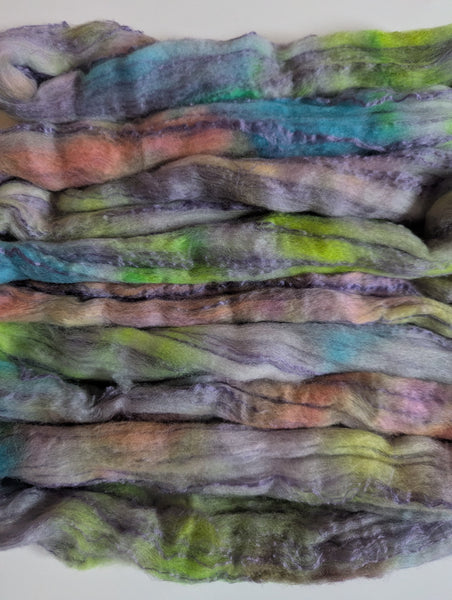 Hand Dyed 80/20 Polwarth/Bamboo 100g