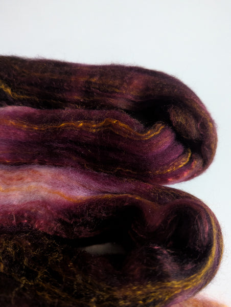 Hand Dyed 80/20 Polwarth/Bamboo 100g