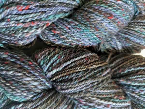 65/28/7 Polwarth/South American/Tweed DK