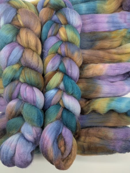 Hand Dyed Polwarth 100g