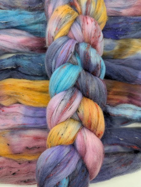 62.5/30/7.5 Polwarth/South American Wool/Tweed(Viscose) 100g