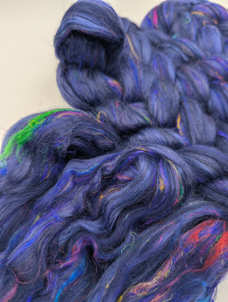 55/15/15/15 Merino/Tussah Silk/Bamboo/Sari Silk 100g