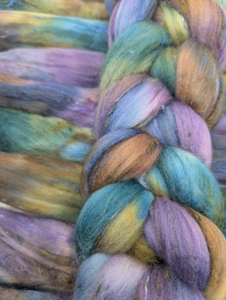 62.5/30/7.5 Polwarth/South American Wool/Tweed(Viscose) 100g