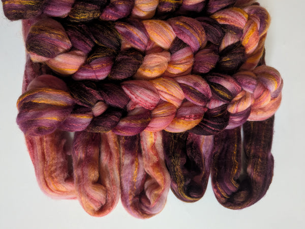 Hand Dyed 80/20 Polwarth/Bamboo 100g