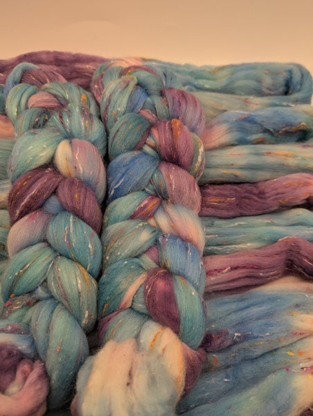 62.5/30/7.5 Polwarth/South American Wool/Tweed(Viscose) 100g