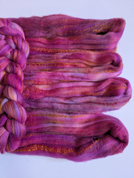 Hand Dyed 80/20 Polwarth/Bamboo 100g
