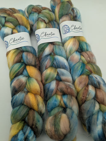 66/17/17 Merino/Cashmere/Tussah Silk - Hand Dyed, 115g