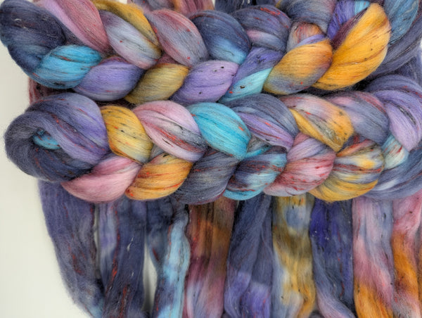 62.5/30/7.5 Polwarth/South American Wool/Tweed(Viscose) 100g