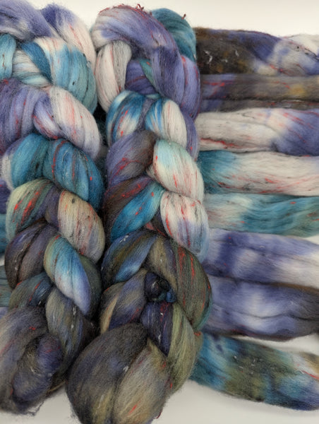 62.5/30/7.5 Polwarth/South American Wool/Tweed(Viscose) 100g