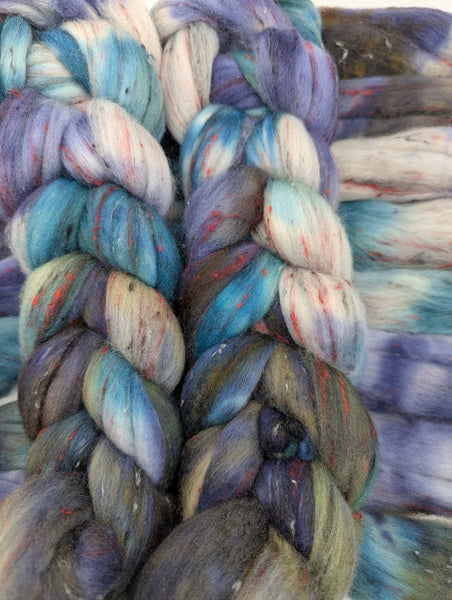 62.5/30/7.5 Polwarth/South American Wool/Tweed(Viscose) 100g