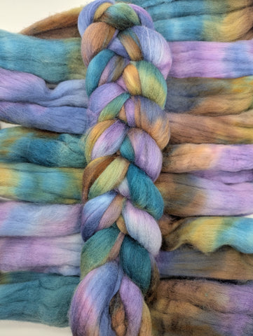 Hand Dyed Polwarth 100g