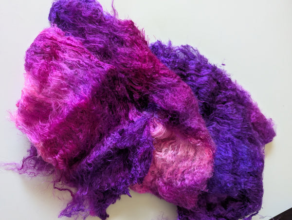 Hand Dyed Silk Laps min 12g