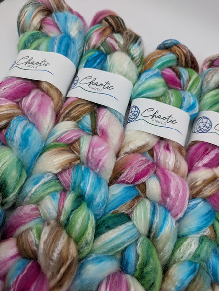 50/25/25 Polwarth/Bamboo/Tussah Silk 115g