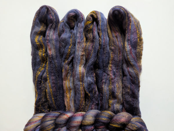 Hand Dyed 80/20 Polwarth/Bamboo 100g