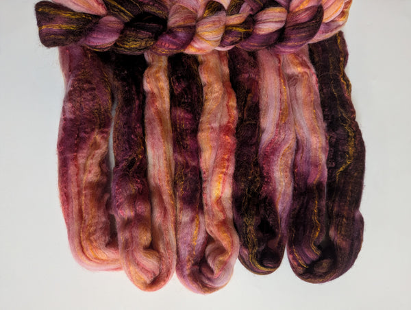 Hand Dyed 80/20 Polwarth/Bamboo 100g