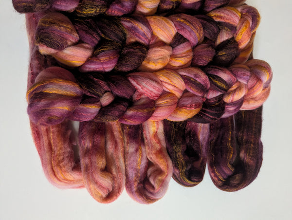 Hand Dyed 80/20 Polwarth/Bamboo 100g