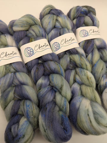 62.5/30/7.5 Polwarth/South American Wool/Tweed(Viscose) 100g